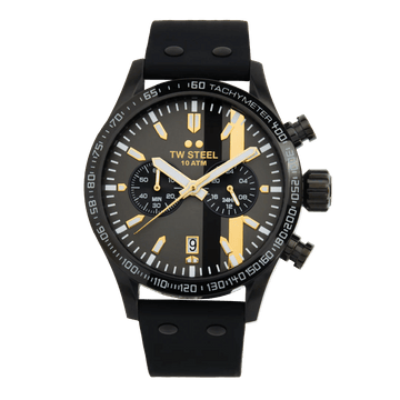 TW Steel Black Rubber Sports Men's Watch | VS122 | Time Watch Specialists